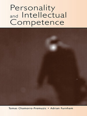 cover image of Personality and Intellectual Competence
